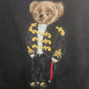 PoloRalph Lauren Bear  Sweater In Black,